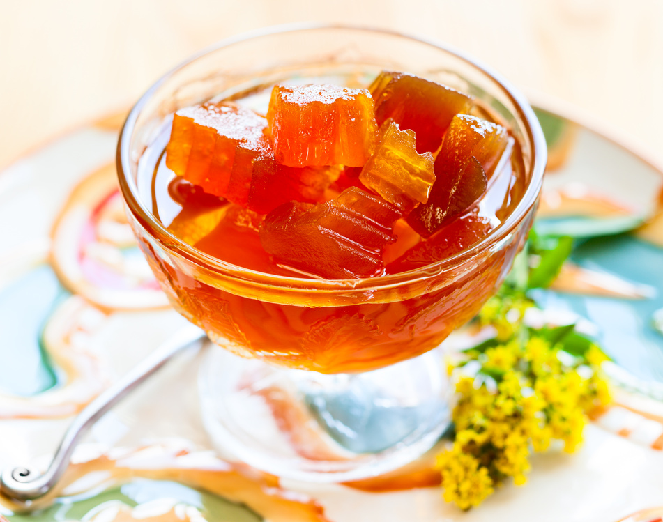 Pumpkin Jam in Cocktail Glass
